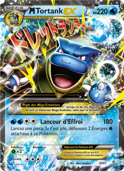 Image de la carte Pokemon M Tortank EX 18/83