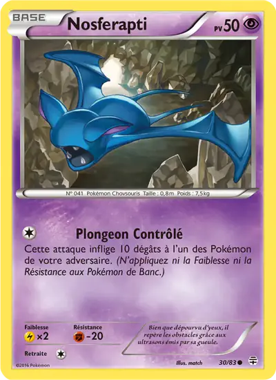 Image de la carte Pokemon Nosferapti 30/83
