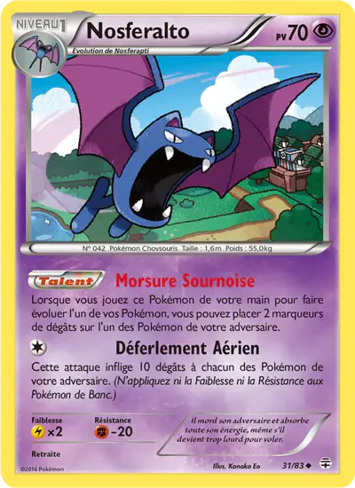Image de la carte Pokemon Nosferalto 31/83