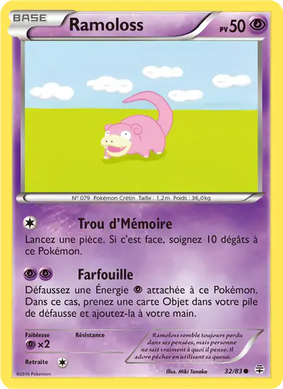 Image de la carte Pokemon Ramoloss 32/83