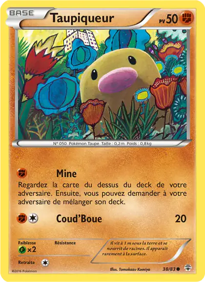 Image de la carte Pokemon Taupiqueur 38/83