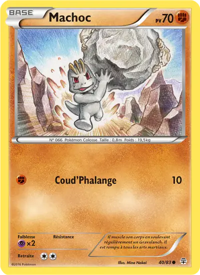 Image de la carte Pokemon Machoc 40/83
