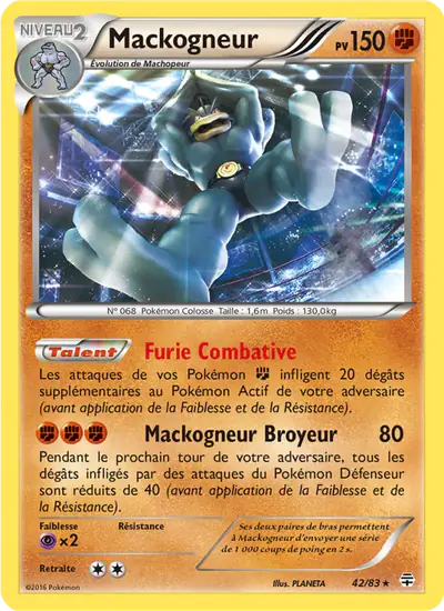 Image de la carte Pokemon Mackogneur 42/83