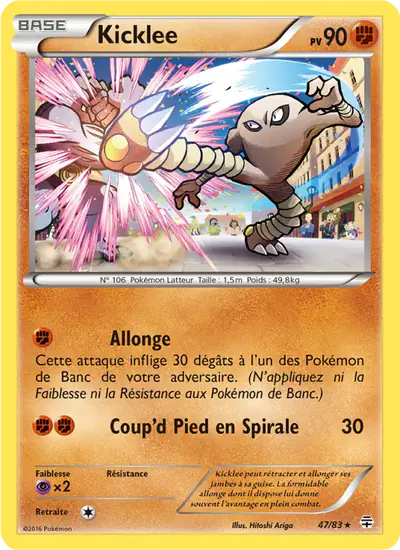 Image de la carte Pokemon Kicklee 47/83