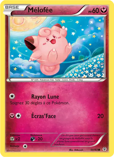 Image de la carte Pokemon Mélofée 50/83