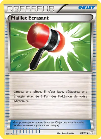 Image de la carte Pokemon Maillet Écrasant 60/83