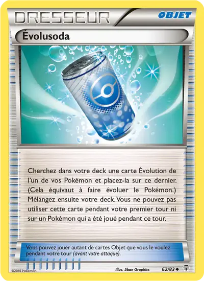 Image de la carte Pokemon Évolusoda 62/83