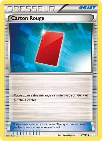 Image de la carte Pokemon Carton Rouge 71/83