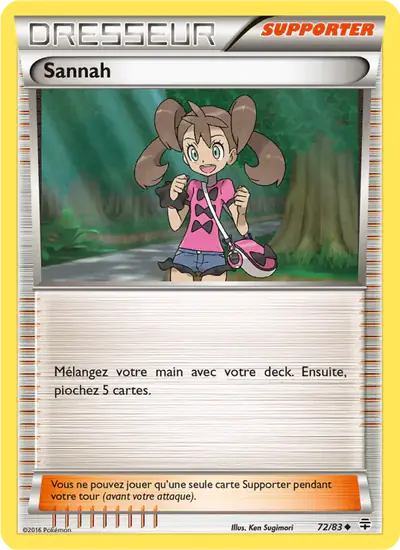 Image de la carte Pokemon Sannah 72/83