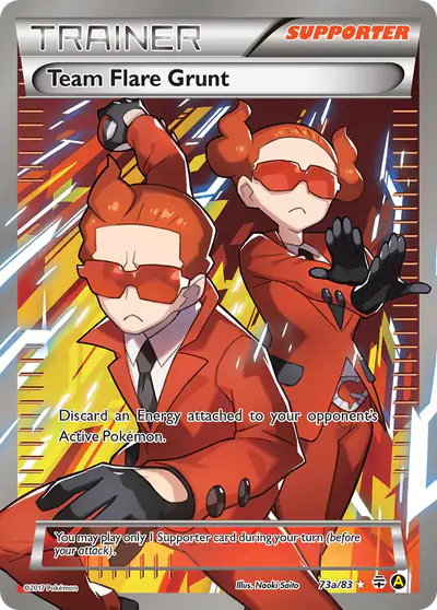 Image de la carte Pokemon Sbire de la Team Flare 73a/83