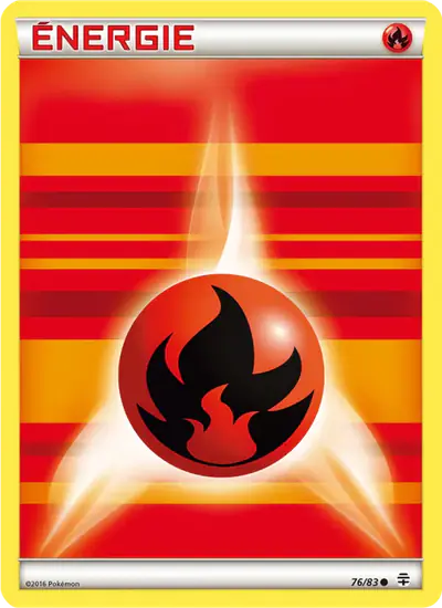 Image de la carte Pokemon Énergie Feu 76/83