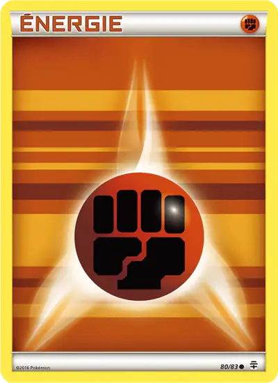 Image de la carte Pokemon Énergie Combat 80/83