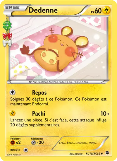 Image de la carte Pokemon Dedenne RC10/83
