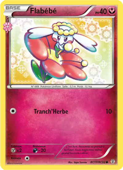 Image de la carte Pokemon Flabébé RC17/83