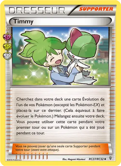 Image de la carte Pokemon Timmy RC27/83