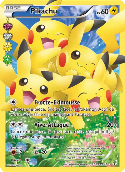 Image de la carte Pokemon Pikachu RC29/83