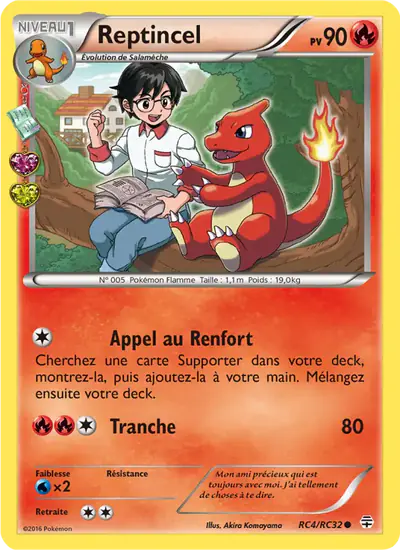 Image de la carte Pokemon Reptincel RC4/83