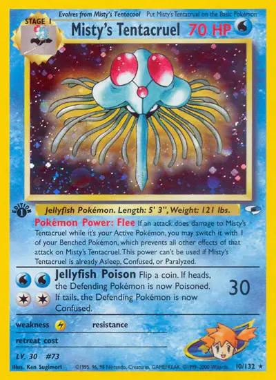 Image de la carte Pokemon Misty's Tentacruel (Édition 1) 10/132