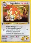 Image de la carte Lt. Surge's Raticate 51/132