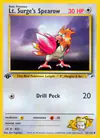 Image de la carte Lt. Surge's Spearow 52/132