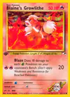 Image de la carte Blaine's Growlithe 62/132