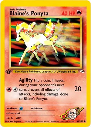 Blaine's Ponyta 63/132