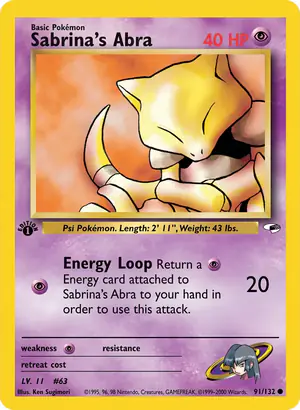 Sabrina's Abra 91/132