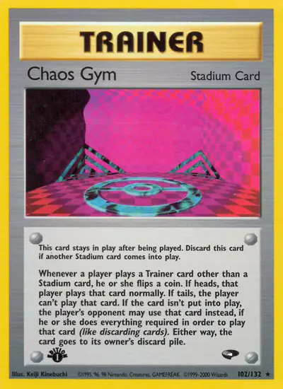 Image de la carte Pokemon Chaos Gym (Édition 1) 102/132