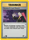 Carte Giovanni's Last Resort 105/132