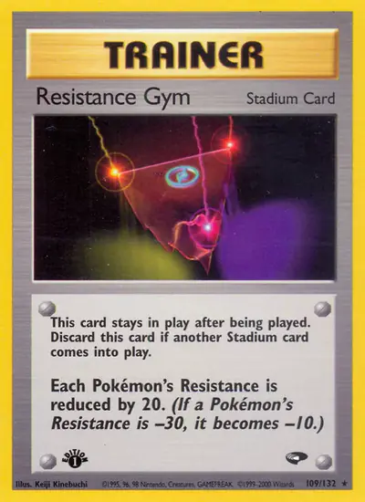 Image de la carte Pokemon Resistance Gym (Édition 1) 109/132