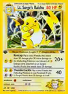 Image de la carte Lt. Surge's Raichu 11/132
