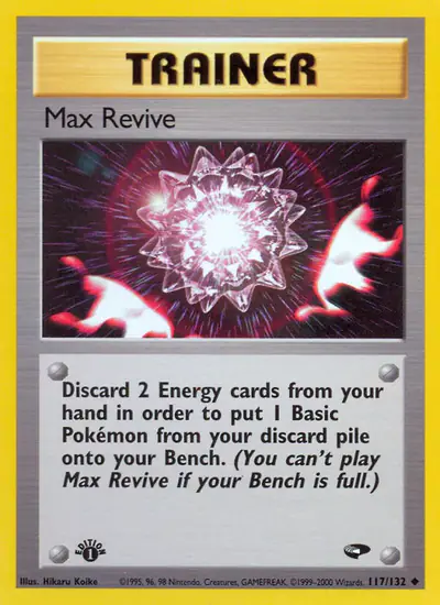 Image de la carte Pokemon Max Revive (Édition 1) 117/132