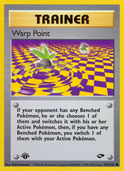 Image de la carte Pokemon Warp Point (Édition 1) 126/132