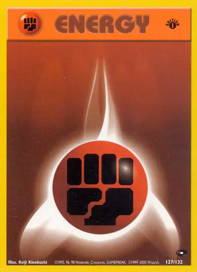 Image de la carte Pokemon Fighting Energy (Édition 1) 127/132