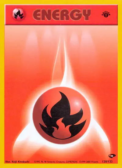 Image de la carte Pokemon Fire Energy (Édition 1) 128/132