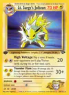 Image de la carte Lt. Surge's Jolteon 28/132