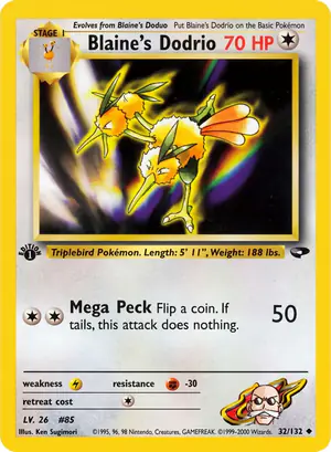 Blaine's Dodrio 32/132