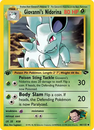 Giovanni's Nidorina 44/132
