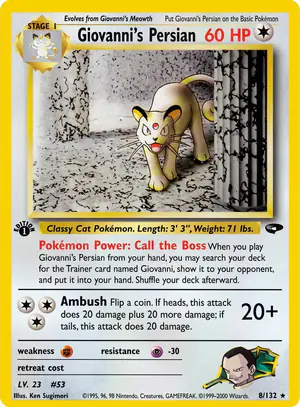 Giovanni's Persian 8/132