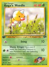 Image de la carte Koga's Weedle 82/132