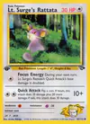 Image de la carte Lt. Surge's Rattata 85/132