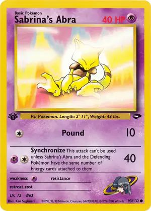 Sabrina's Abra 93/132