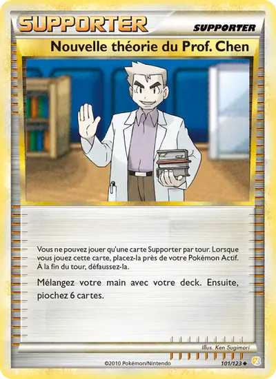 Image de la carte Pokemon Nouvelle théorie du Prof. Chen 101/123