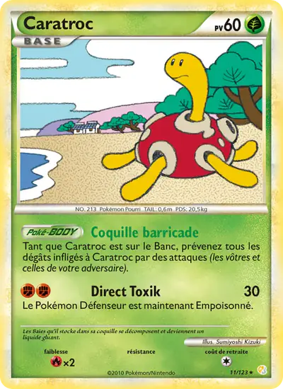 Image de la carte Pokemon Caratroc 11/123