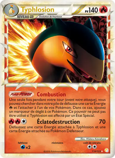 Image de la carte Pokemon Typhlosion 110/123
