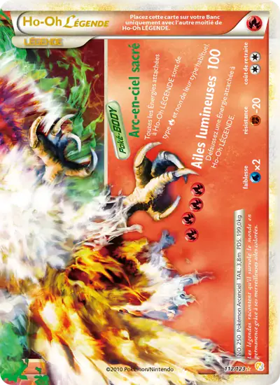 Image de la carte Pokemon Ho-Oh LÉGENDE 112/123