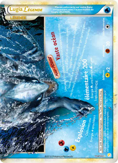Image de la carte Pokemon Lugia LÉGENDE 114/123