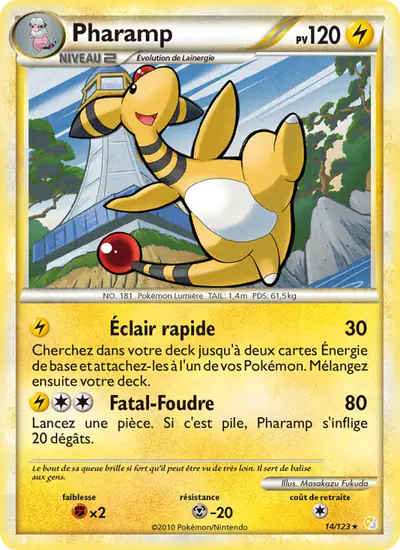 Image de la carte Pokemon Pharamp 14/123