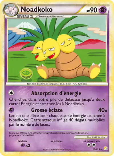 Image de la carte Pokemon Noadkoko 18/123
