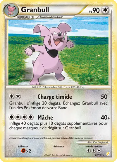 Image de la carte Pokemon Granbull 22/123